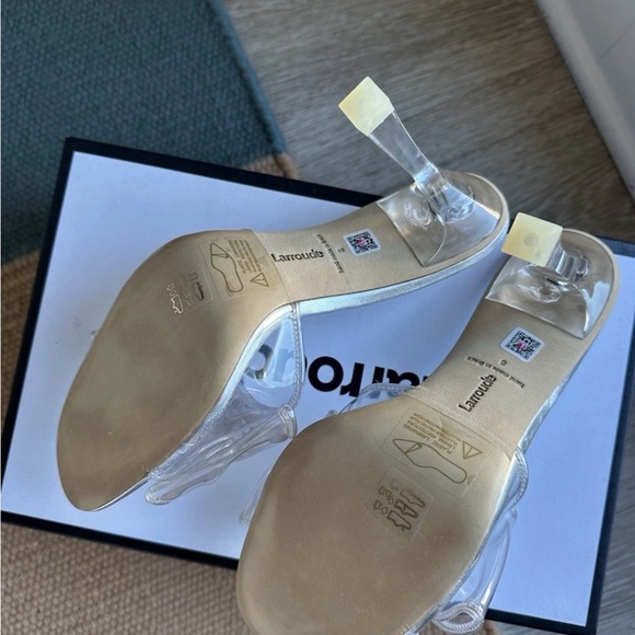 Larroude Mariah Heels with Transparent Bow - Picture 3 of 3